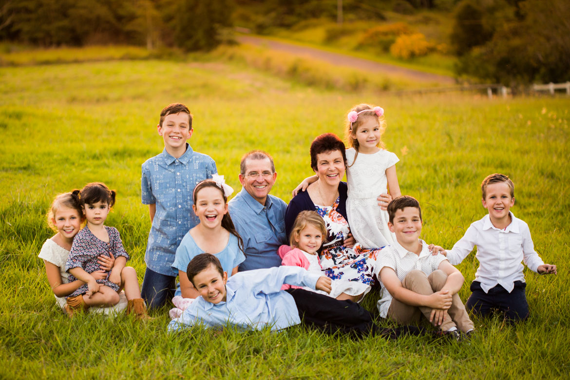 North Brisbane Extended Family Portrait Photos