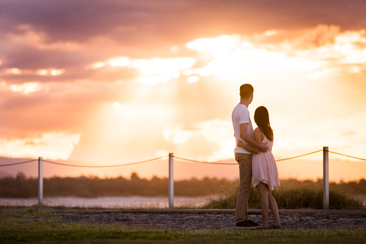 Gold Coast Beach Engagement Photographs