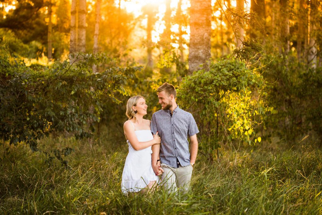 Brisbane Pine Forest Engagement Photography