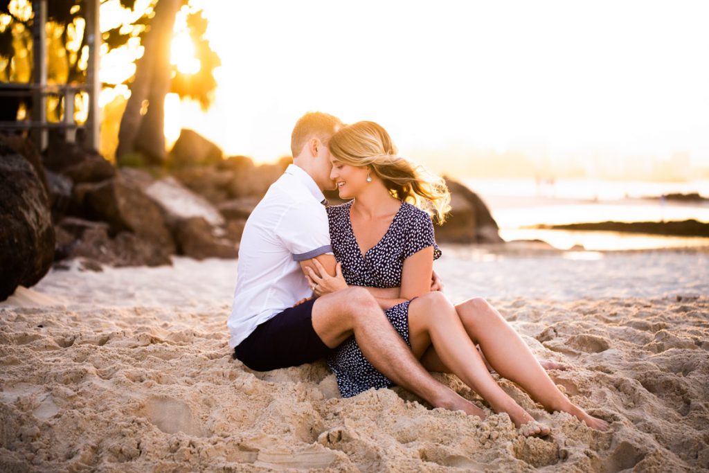 Gold Coast Beach Engagement Photos