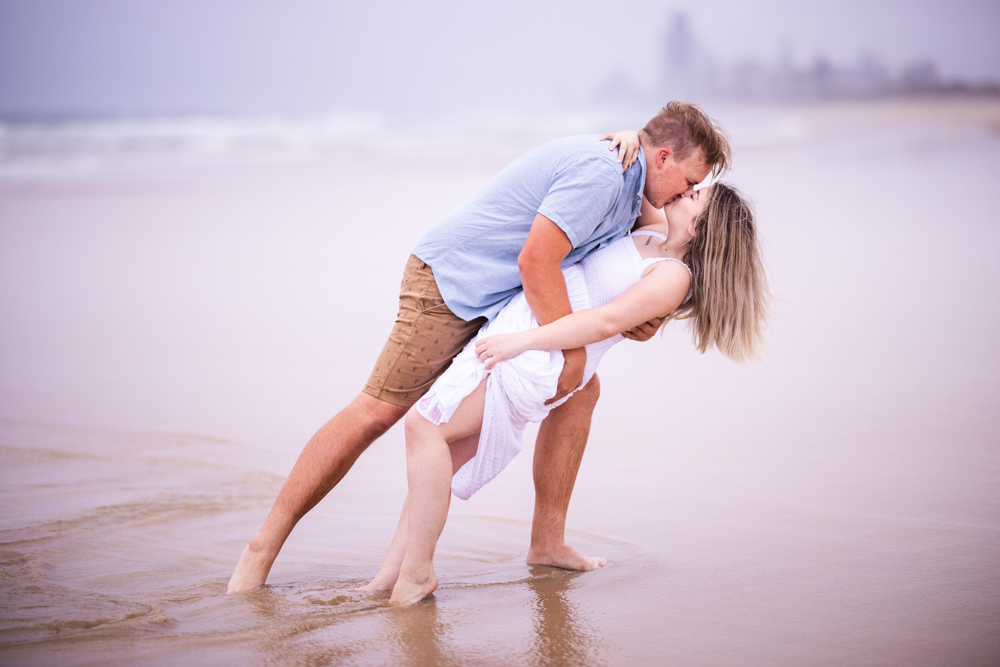 Beach Engagement Photos Gold Coast