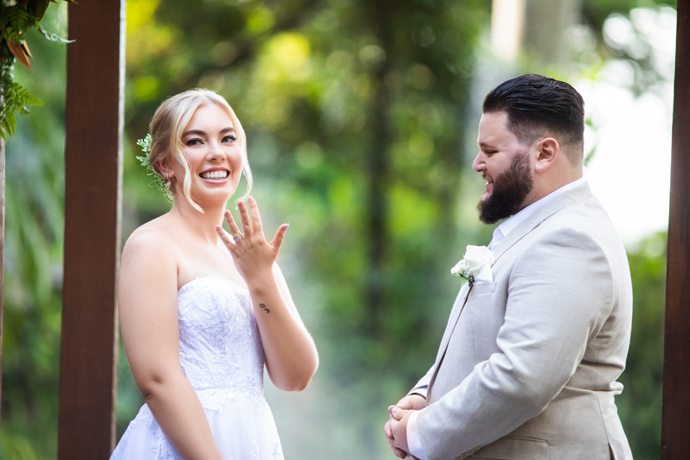 Rainforest Gardens Mount Cotton Wedding Photography