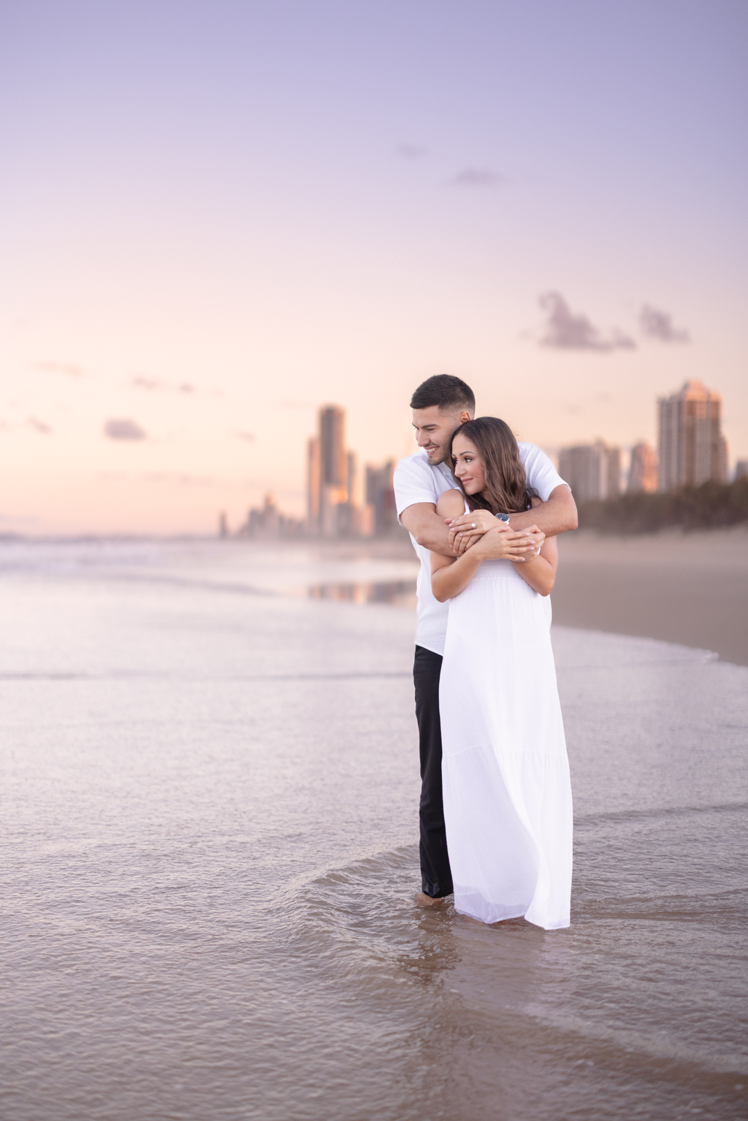Beach Engagement Photography Gold Coast