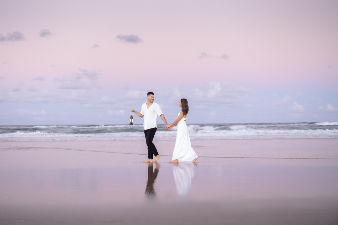 Beach Engagement Photography Gold Coast