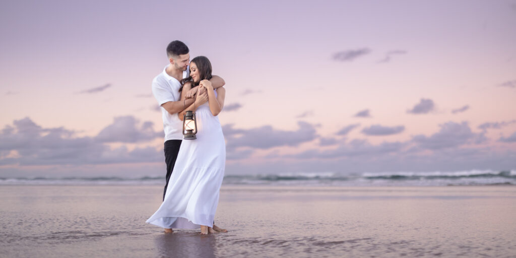 Beach Engagement Photography Gold Coast