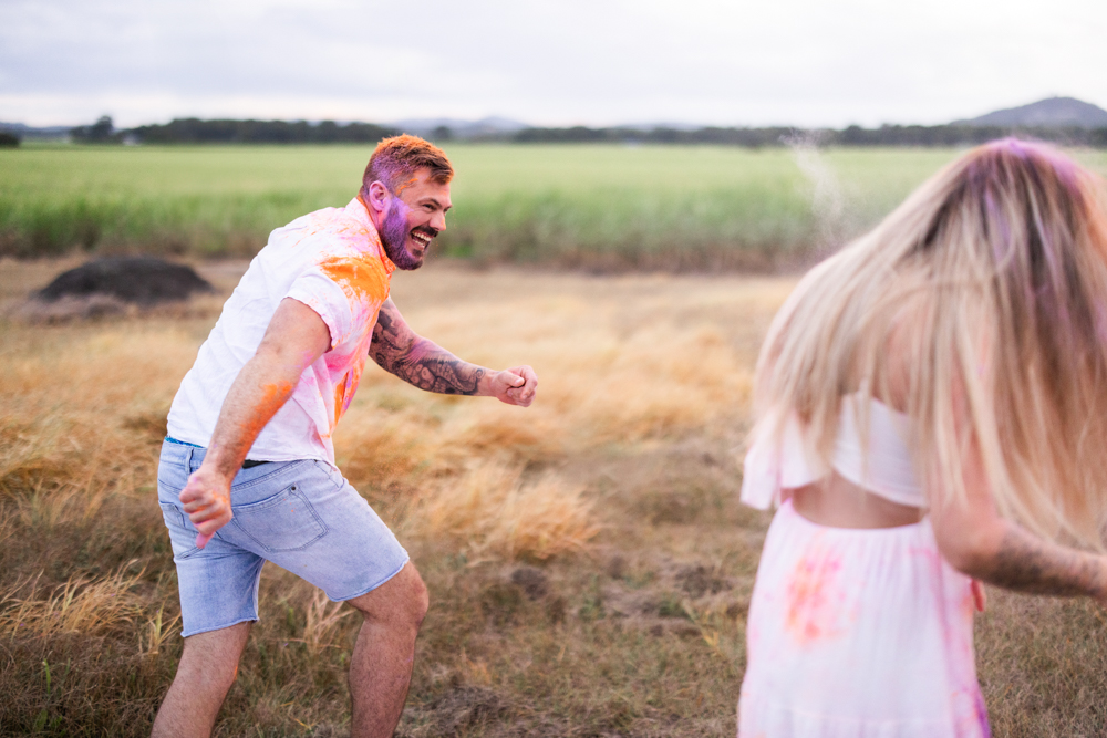 Gold Coast Colour Powder Engagement Photos 017