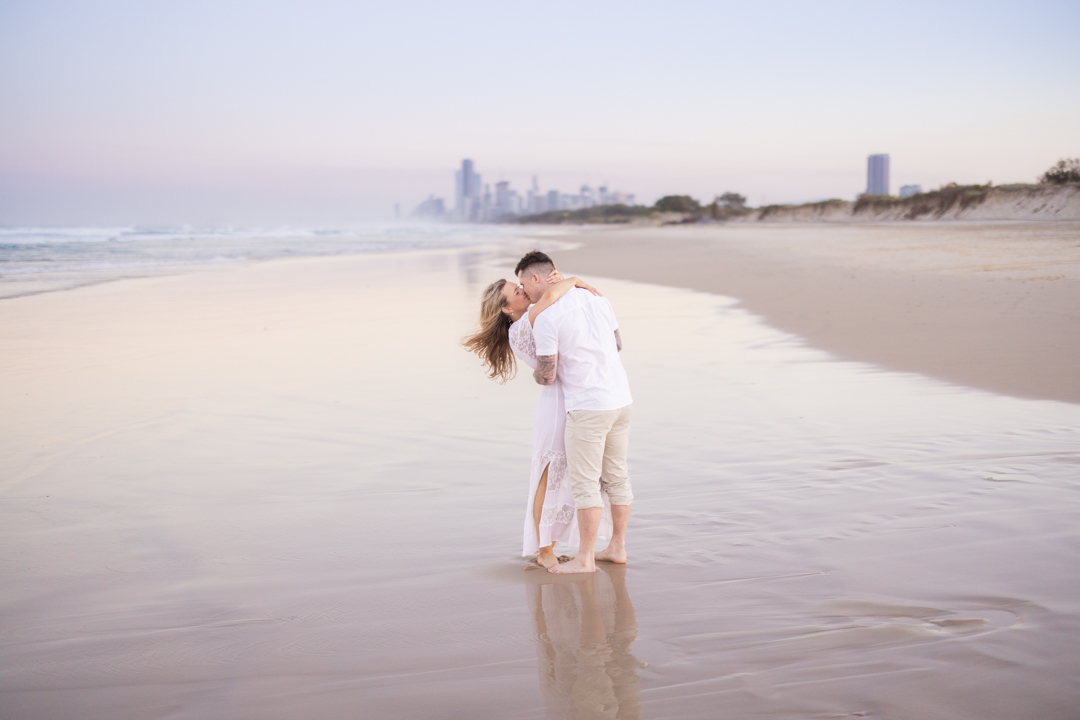 Beach Engagement Photos Gold Coast
